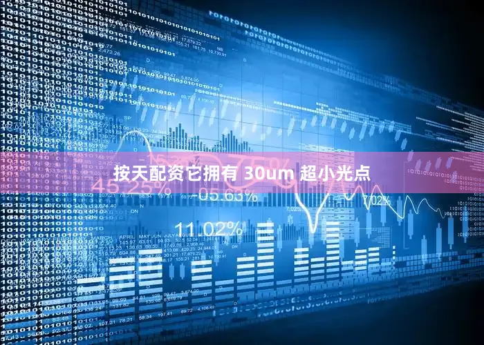 按天配资它拥有 30um 超小光点
